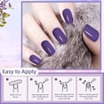 thumbnail image 3 of Juego de esmaltes de uñas JEWHITENY, 30 unidades, 27 colores con capa base superior, 3 of 7