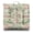 Botanic, variant on Botanical Floral Meditation Cushion - 4.7" Thick Square Seat with Abstract Watercolor Blooms