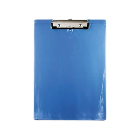 UPC: 0044357004397 | Saunders 00439 Plastic Clipboard  1/2  Capacity  Holds 8-1/2w x 12h  Ice Blue