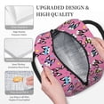 thumbnail image 3 of Rateoe Colorful Cute French Bulldog Pattern Lunch Bag Women, Lunch Box, Lunch Bag, Small Leakproof Lunch Tote Large Capacity Reusable Insulated Cooler Lunch Container, 3 of 6