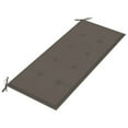 thumbnail image 4 of vidaXL Garden Bench with Cushion 120 cm Bamboo, 4 of 5