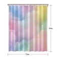 thumbnail image 5 of Dreamy Pastel Sky Shower Curtain 72"x84" ,Bathroom Decorative Shower Curtains Set with 12 Hooks,Modern Waterproof Washable Shower Curtain, 5 of 6