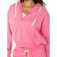 thumbnail image 5 of Celebrity Pink Women's Zip Front Hoodie, Sizes XS-4X, 5 of 6