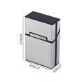 thumbnail image 2 of Caja De Aluminio Para Cigarrillos Para Fumar, Soporte Para Tabaco, Caja De Bolsillo, Contenedor De Almacenamiento, Caja De Regalo, 1 Ud. Eigraketly HA023925-02, 2 of 6