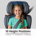 thumbnail image 4 of Chicco KidFit Adapt Plus 2-in-1 Belt-Positioning Booster Car Seat, Backless and High Back Booster Seat, for Children Aged 4 Years and up and 40-100 lbs. | Ember/Black, 4 of 5