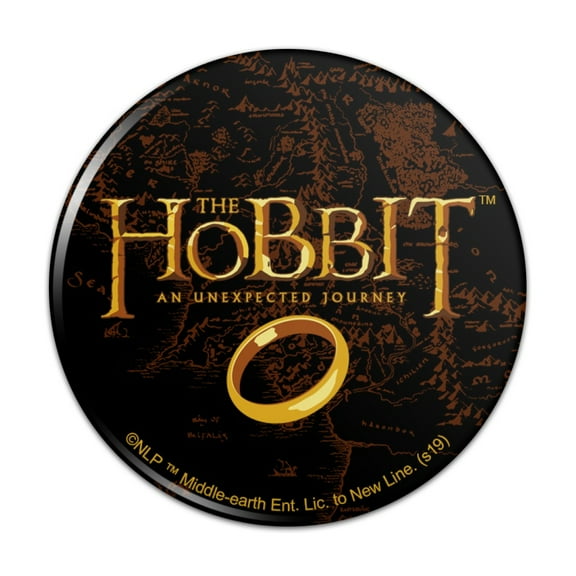 The Hobbit An Unexpected Journey Logo Kitchen Refrigerator Locker Button Magnet