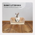 thumbnail image 4 of SKISUNO Bunny Toilet Caja Sanitaria Espaciosa Para Mascotas Uso Conveniente Y, 4 of 6