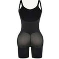 thumbnail image 4 of Mesh Exposed Bottom Women's Full Body Shaper Low Back Hourglass Curve Slimming Shapewear, 4 of 5