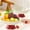 A, variant on Multicolor Serving Tray with Removable Drainage Base 9.84x9.84 Inch Fruit and Vegetable Platter for Kitchen Dining Room Living Room Coffee Table Candy Display