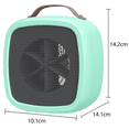 thumbnail image 2 of Portable Electric Space Heater 500W/Natural Wind, PTC Fast Heating Small Space Heater with Tip-over and Overheat Protection for Bedroom, Office, Room, Desk, and Indoor Use, 2 of 5