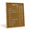 Cappuccino, variant on Crystal Lemon 24 x 30 Inch Wall-Mounted Felt Restaurant Menu Display Board
