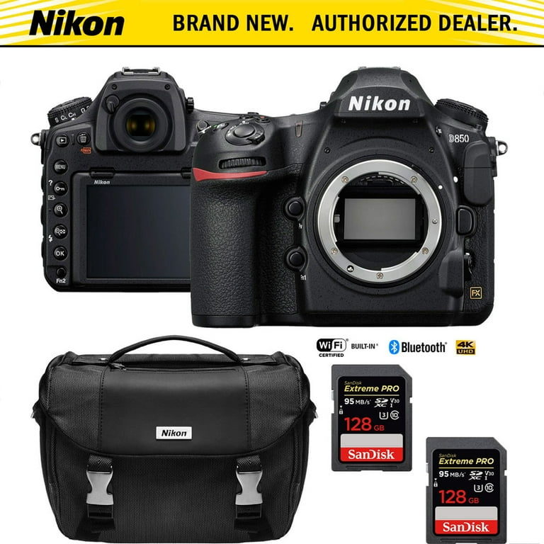 Nikon D850 Full-Frame FX-Format Digital SLR Camera (Body