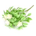 thumbnail image 3 of Elegantes flores artificiales para el hogar, bodas y eventos. Decoración de pared con flores artificiales de color verde loto, 3 of 8