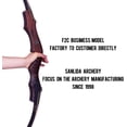 thumbnail image 4 of New Sanlida Hermit X8 Standard ILF Takedown Hunting Recurve Bow for Adults and Hunters, 60 Inch Wooden Recurve Bows Package for Outdoor, Hunting and Practice 25-60Lbs RH Only (50Lbs), 4 of 7