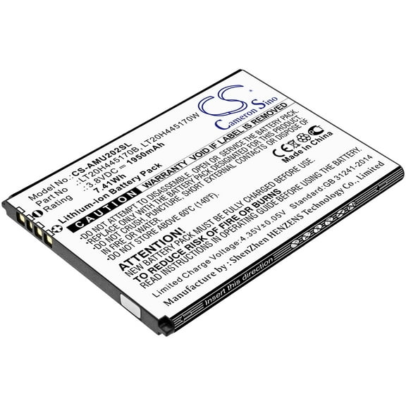 Replacement Battery for AT&T Maestro,U202AA,LT20H445170B,LT20H445170W,1950mAh,Mobile Phone battery