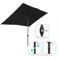 thumbnail image 6 of ACEGOSES 10x6.5ft Patio Umbrella with 6 Ribs Tilt and Crank Sunshade Canopy for Garden and Yard,Black, 6 of 7