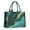 Teal Gold Marble, variant on Large Capacity Tote Bag,Teal Gold Marble Pattern Handbag Fashion Luxury Tote Bag,15.7"x13"x 5.1" Inches,Laptop Compatible