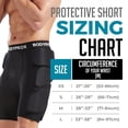 thumbnail image 2 of Pantalones cortos acolchados protectores Bodyprox para snowboard, skate/esquí, 2 of 7