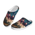 thumbnail image 2 of KLL Abstract Peacock Painting Pattern Adult Unisex Cozy Slippers,Fuzzy Slip-on Slippers TPR Sole Slippers Comfort Plush Home Footwear for Indoor & Outdoor-39/40, 2 of 7