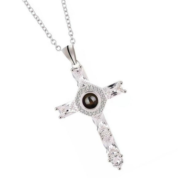Pendants Necklace Religious Elements Charm Choker Meaningful Women Girls Classic Lightweight Jewelry Gift Wedding Party Friendship platinum