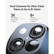 eufy SoloCam S340 Wi-Fi 2K 360° Security Camera with Adjustable Solar Panel, No Monthly Fees