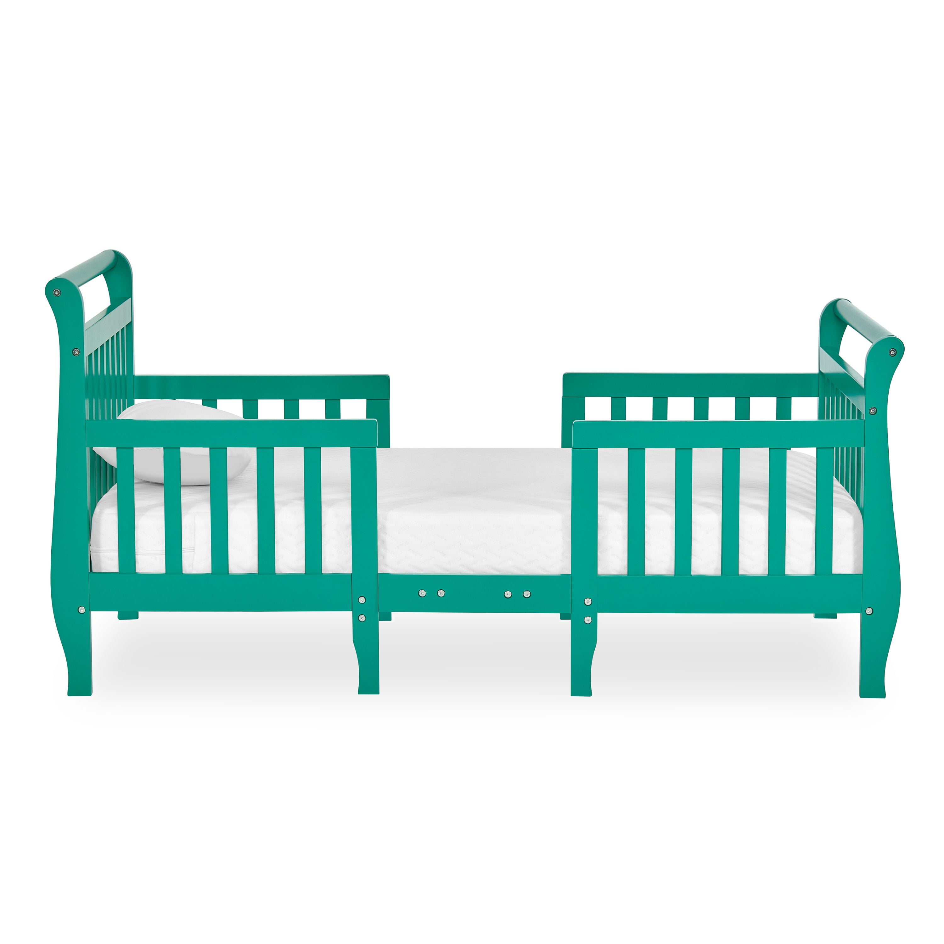 Dream On Me Emma 3 in 1 Convertible Toddler Bed, Emerald