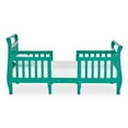 Dream On Me Emma 3 in 1 Convertible Toddler Bed, Emerald