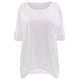 thumbnail image 2 of de Poliéster de Mujeres Camiseta Tops Elástica Ahuecado Hacia Fuera Hombro Frío Gris SG Colco Blusa de las mujeres, 2 of 8