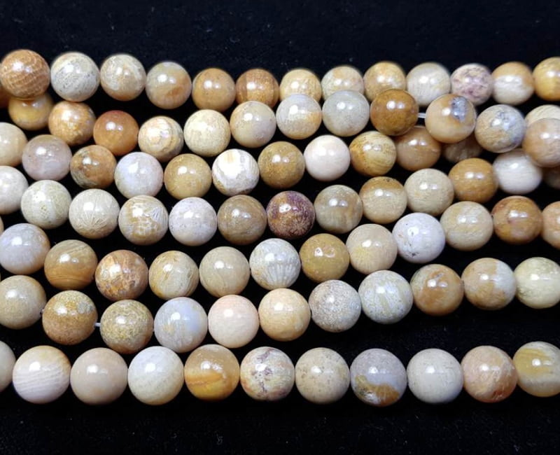Natural Wood Fossil Stone Gemstone Round Spacer Beads 15.5'' Strand 6mm 8mm 10mm 