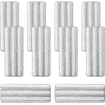 10Pcs Joymoop Mop Replacement Pads, 13 * 4.9'' Universal Mop Pads Mop Head Refills Washable Wet Mop, Compatible with Most 11-13” Size Mops