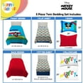 thumbnail image 3 of Up Disney Mickey Mouse Twin Comforter Set - 5 Piece Kids Bedding Includes, 3 of 7