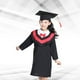 thumbnail image 2 of Conjunto de toga de graduación infantil con estola y borlas para cosplay y fotografía (rojo, 110 cm), 2 of 5