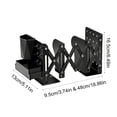 thumbnail image 2 of JOGZMZ 3-in-1 Adjustable Metal Book Stand with Pen Holders, Hooks and Storage Box for Desktop Organization, 2 of 6