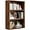 Brown-1, variant on ALISENED 2 Tier Open Shelf Bookcase, Stylish and Functional Bookshelf, Storage Organizer Shelving for Home, Office, Livingroom and Bedroom,Black