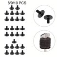 thumbnail image 5 of Mosiee Durable Cymbal Sleeves Long Parts With Flange Base 0.35Inch 8/9/10 Pcs, 5 of 5