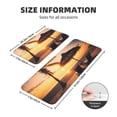thumbnail image 2 of Honeii Hawaiian Sunset Beach Print Kitchen Mat [2 PCS] for Floor, Waterproof Non-Slip Rugs, Kitchen Decor,Standing Mat for Floor,Office, Sink, Laundry, 2 of 6