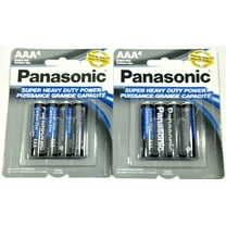 8pc Panasonic AAA Batteries Super Heavy Duty Power Carbon Zinc Battery 1.5v