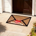 thumbnail image 2 of zhangmingg Envelope Design Heart Shaped Area Rug Soft Floor Mat for Valentine's Day Anniversary Wedding Bedroom, 2 of 6