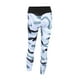 thumbnail image 4 of Pantalones de yoga para mujer, leggings deportivos, pantalones de entrenamiento de fitness sin costuras estampados (XL, blanco camuflaje), 4 of 8