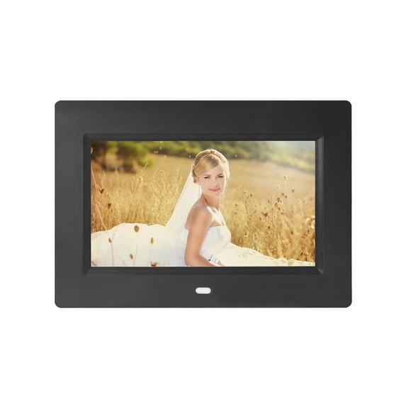 jovati Ultra-Thin Fashion High-Definition Led Electronic Photo Frame Multimedia Advertising Player 7 Inch Digital Photo Frame Black