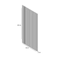 thumbnail image 5 of Panel Decorativo para Muro Ripado Lateral 2 Piezas Bossa Almendra, 5 of 5