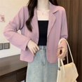 thumbnail image 3 of khaki Small Suit Jacket Women‘s Spring and Autumn 2024 New Korean Style All-match Design Sense Small Short Top, 3 of 6