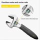 thumbnail image 3 of Ratchet Adjustable Wrench Self-Tightening Adjustable Wrench 12 Inches, 3 of 5