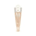 thumbnail image 5 of Angara Seed Freshwater Cultured Pearl and Diamond Ring in 14K Rose Gold for Women | June Birthstone Jewelry for Her, 5 of 8