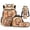 Fire Basketball Capybara, variant on Pzuqiu Drinks Axolotl Boys Backpack Set 4 Piece 17 Inch Large Capacity School Bookbag with Insulated Lunch Bag Pencil Case Water Bottle Holder Schoolbag for 8-14 Year Old Elementary Middle School