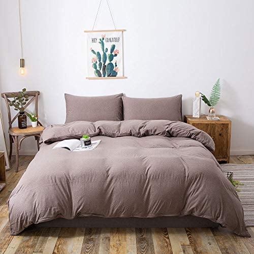 Household 100 Cotton Jersey Knit Duvet Cover Comfortable,Extremely