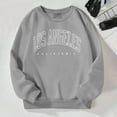 thumbnail image 2 of LUOGENLI Hoodies for Girls Teen Girls Casual Crewneck Sweatshirts Long Sleeve Cute Pullover Oversized Lightweight Tops Sweatshirts for Girls Size 7-8 Girls Hoodies Size 7-8 Black Grey 3-4 Years, 2 of 8