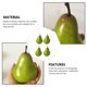 thumbnail image 4 of 4 unids Simulación Pera Fruta Modelo Decorativo Artesanía Fotografía Props Cyan, 4 of 6
