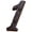 B, variant on Oalirro Antique Iron House Numbers & Letters Set - 26 Alphabet, 10 Digits, 2 Symbols for Creative Home, Garden, Shop Decor - Heavy Duty Rustic Black Coated Metal with Screws