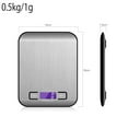 thumbnail image 2 of Food Kitchen Scale With Rechargeable, Digital Grams and Ounces for Weight Loss, Baking, Cooking, LCD Display, Stainless Steel, 2 of 5